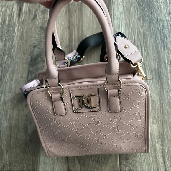 JUICY COUTURE Crossbody Satchel - Pink Dusty Blush - Picture 2 of 9